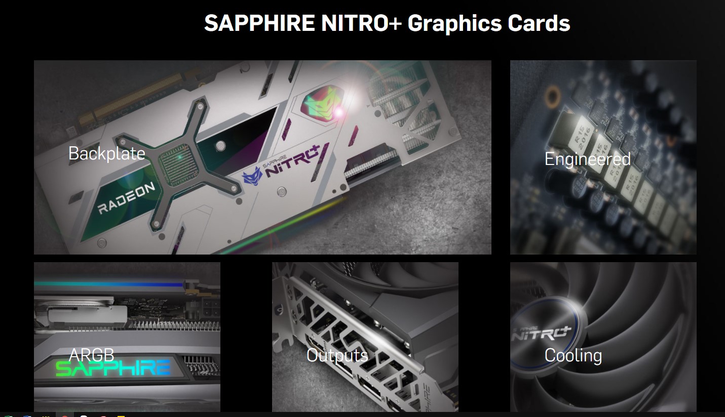 Card màn hình SAPPHIRE NITRO+ Radeon RX 6800 OC GAMING 16GB